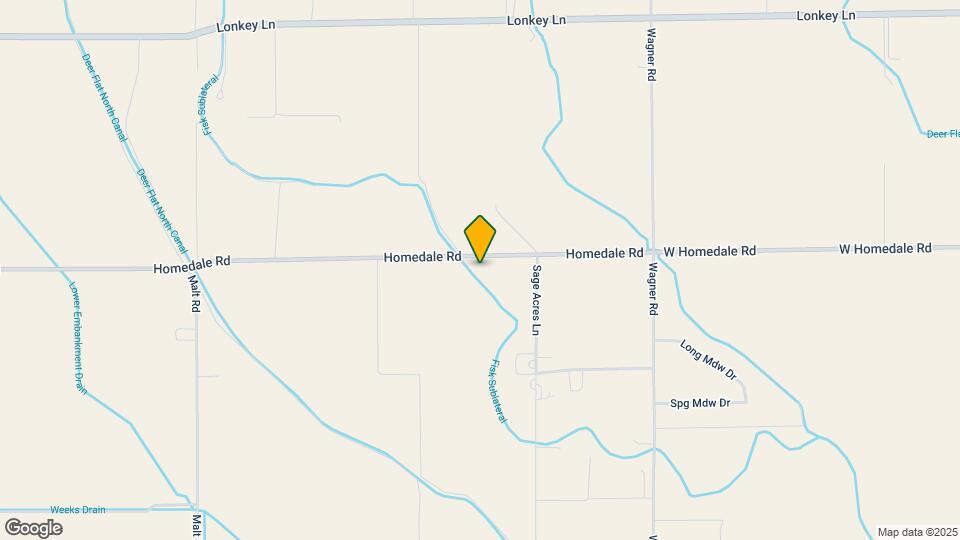 17391 Homedale Rd Map and Location Details