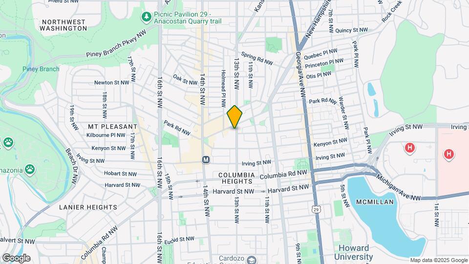 3238 13th St NW Map and Location Details