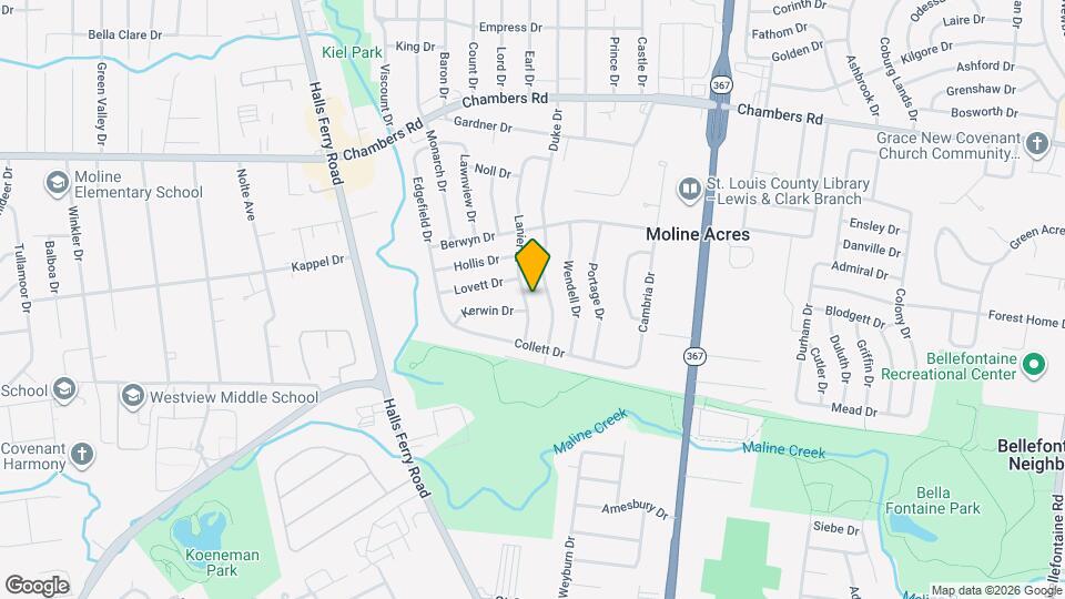 9730 Lanier Dr Map and Location Details