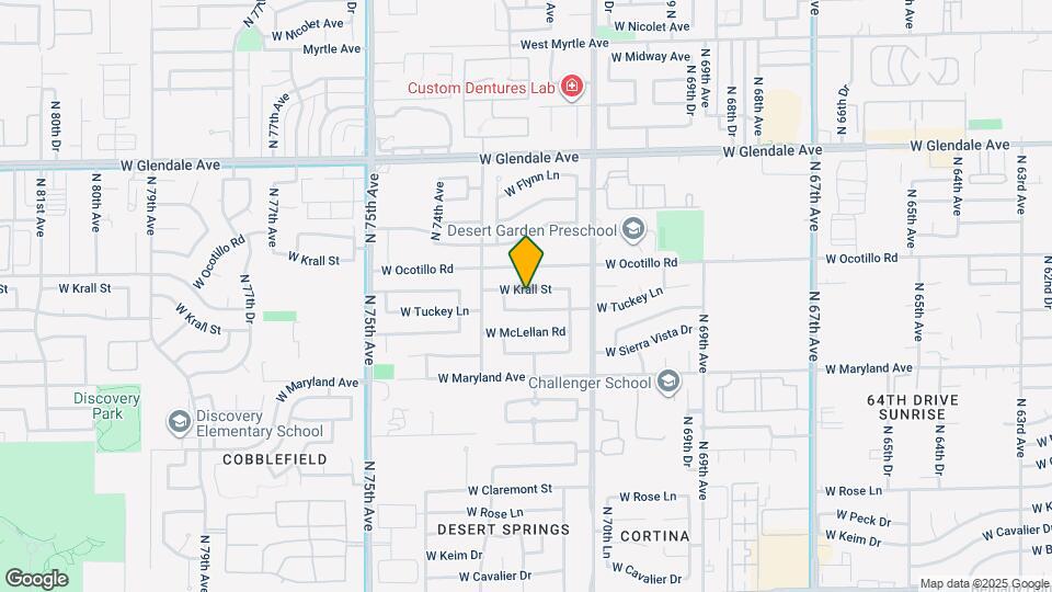7205 W Krall St Map and Location Details