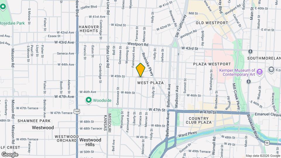 4504 Terrace St Mapa y Detalles de la Ubicación