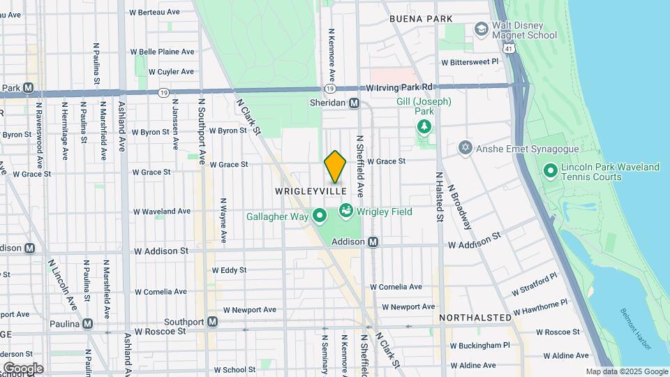 3728 N Kenmore Ave, Unit M01B Map and Location Details