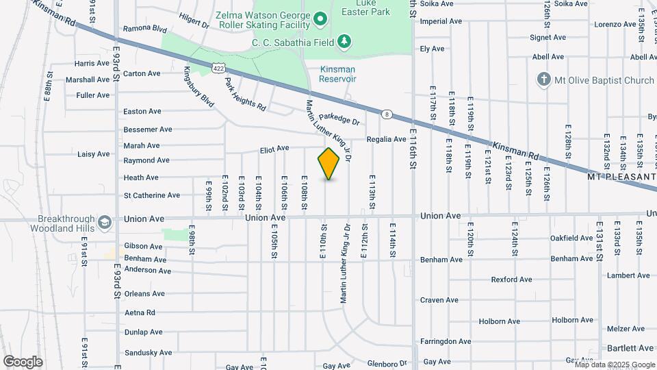 3439 E 110th St Map and Location Details