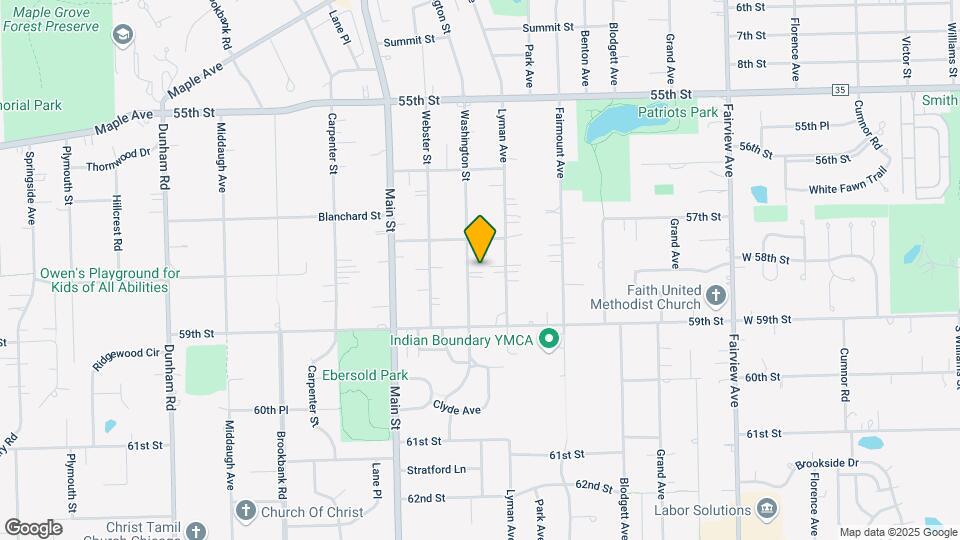 5753 Washington St Map and Location Details