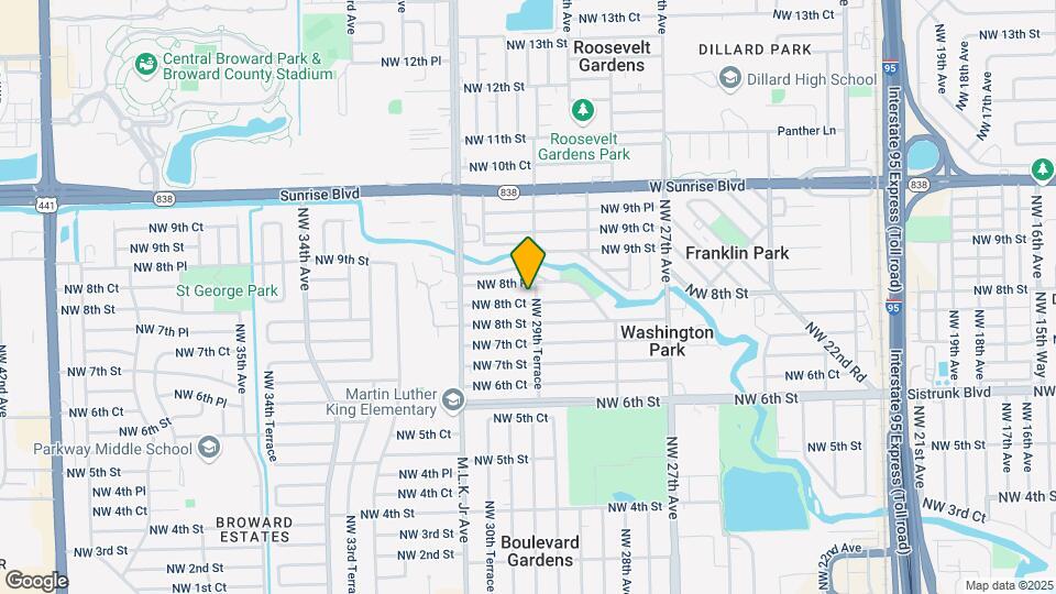 2933 NW 8th Ct Map and Location Details