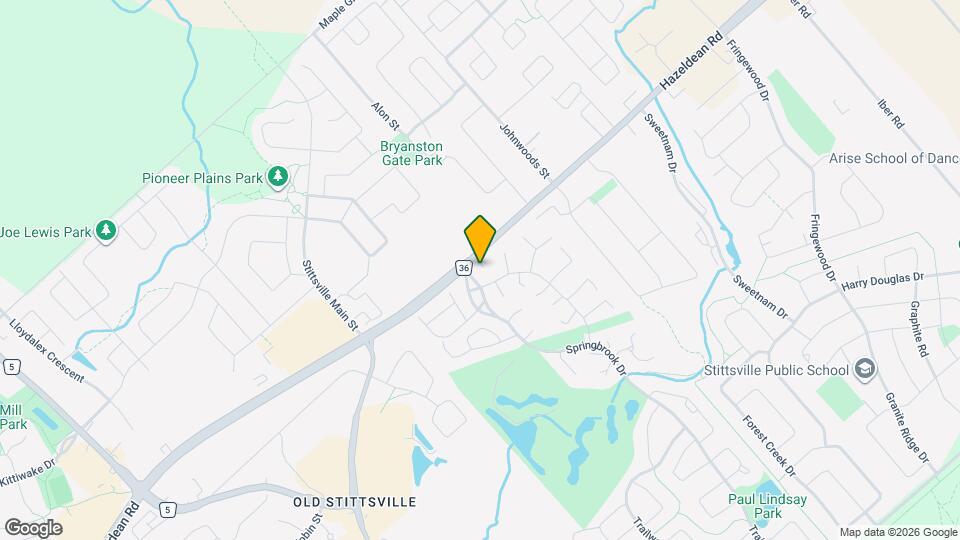 5992 Hazeldean Rd Map and Location Details