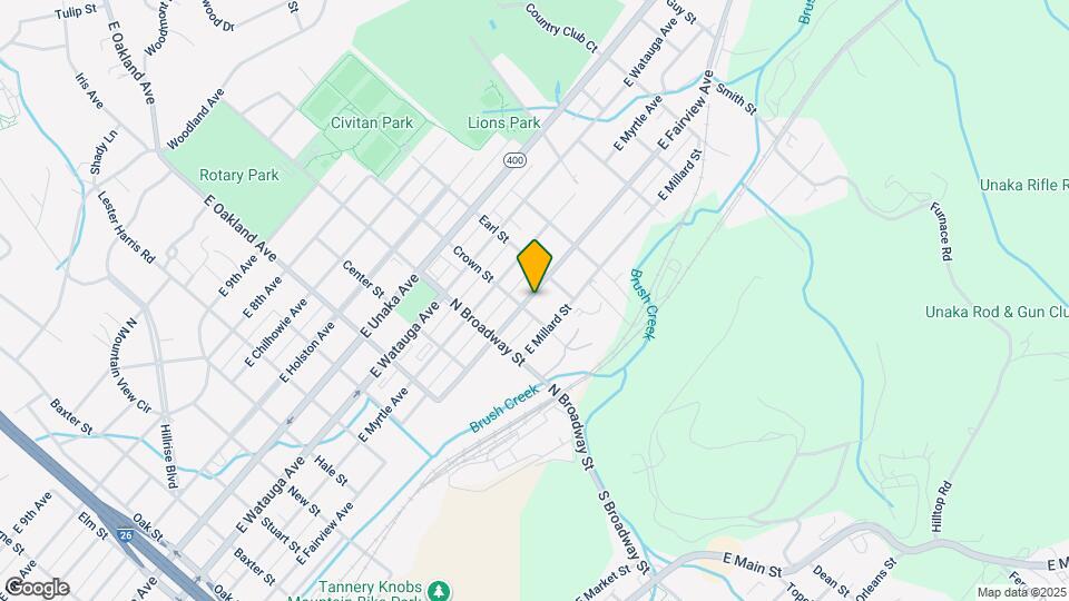 1406 E Fairview Ave Map and Location Details