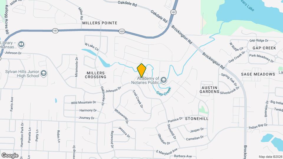 3217 Falling Water Rd Map and Location Details