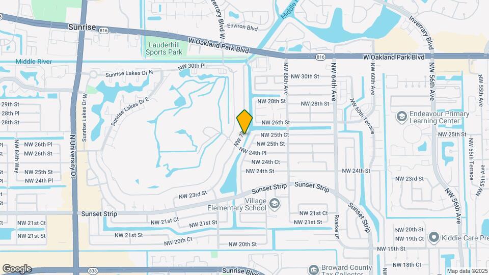 2534 NW 73rd Ave Map and Location Details