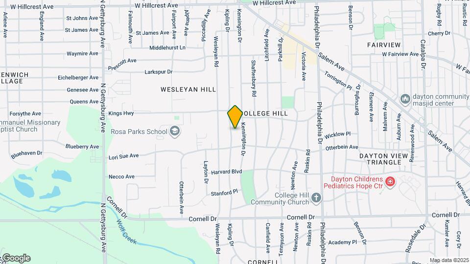 1830 Kipling Dr Map and Location Details