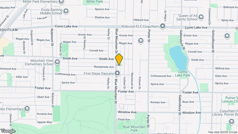 691 Blue Mountain St Map and Location Details