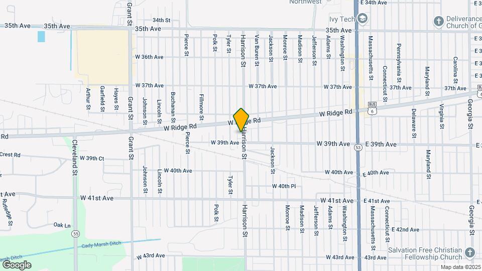 3868 Harrison St Map and Location Details