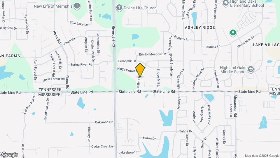 7051 Millers Glen Way Map and Location Details