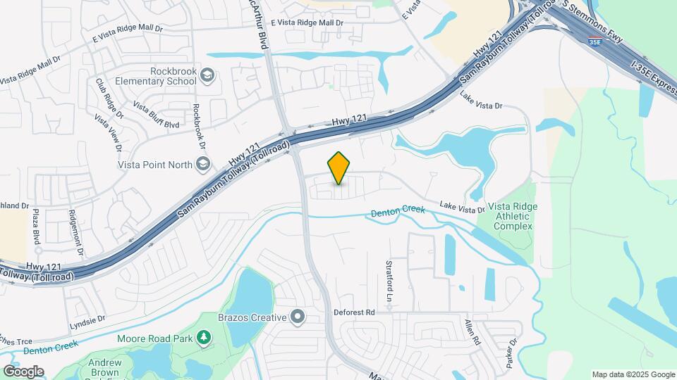 820 Lake Vista Pl Map and Location Details