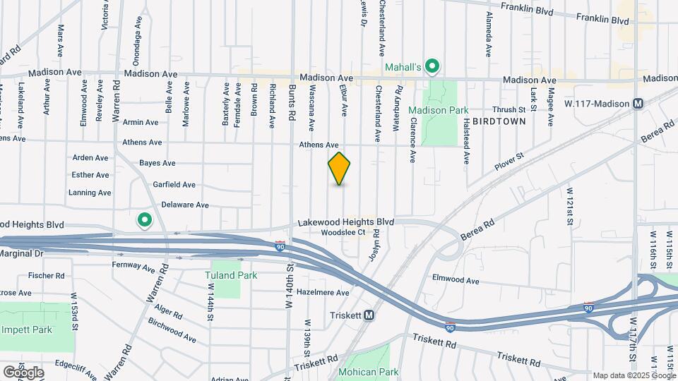 2180 Elbur Ave Map and Location Details