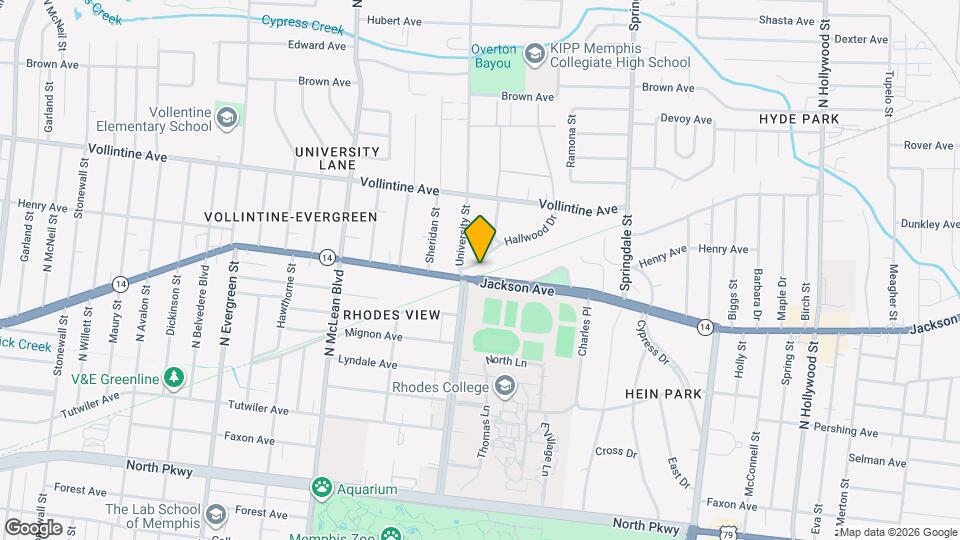 2029 Hallwood Dr Map and Location Details
