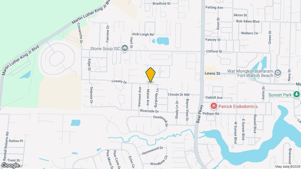 874 Lowery Dr Map and Location Details