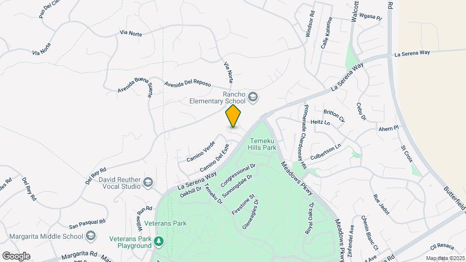 41072 Via Halcon Mapa y Detalles de la Ubicación