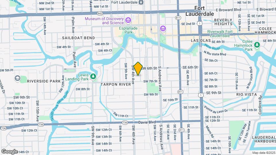 633-639 SW 3rd Ave Map and Location Details