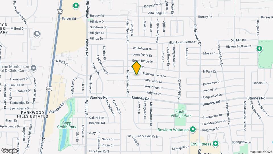 6421 Alta Vista Dr Map and Location Details