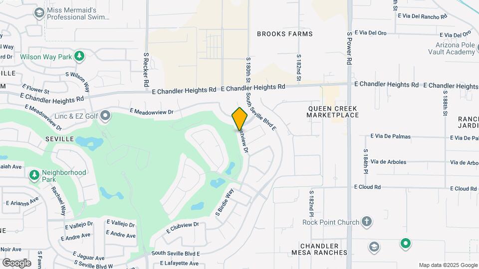 6562 S Crestview Dr Map and Location Details