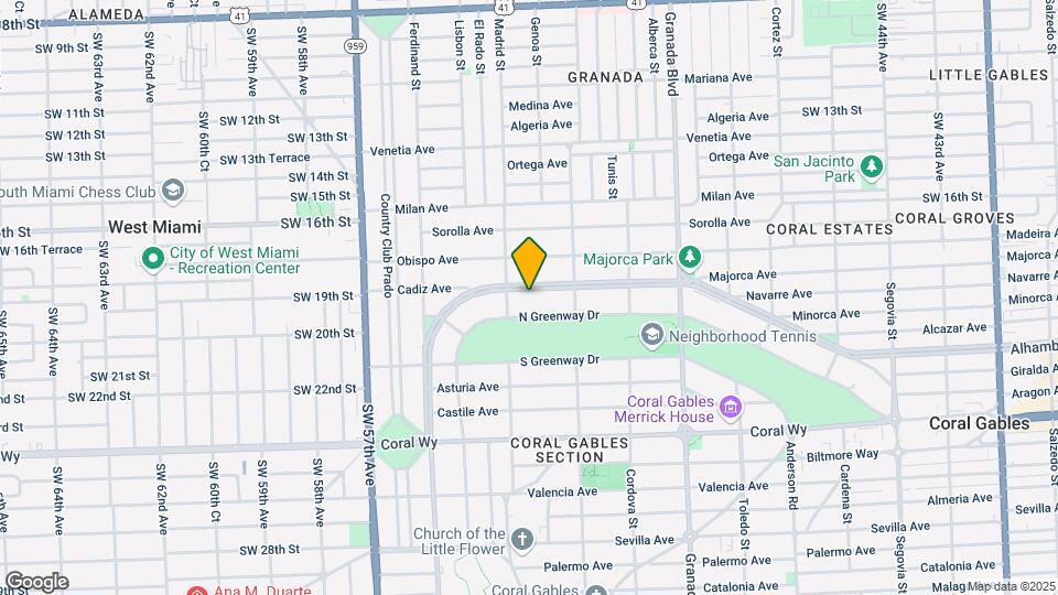 1244 Alhambra Cir Map and Location Details