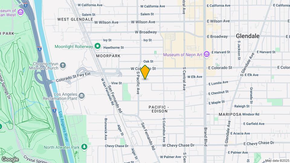 459 Vine St Mapa y Detalles de la Ubicación