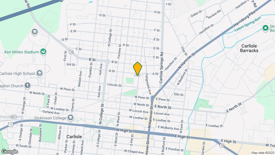 446 N Pitt St Map and Location Details