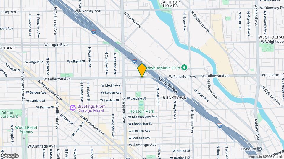 2257 W Fullerton Ave Map and Location Details