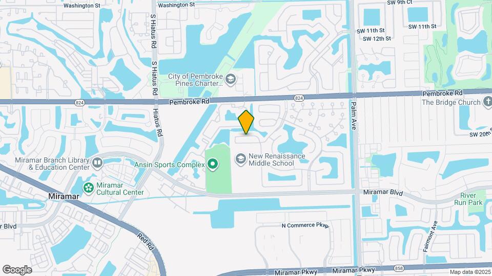 10660 SW 20th Ct Map and Location Details