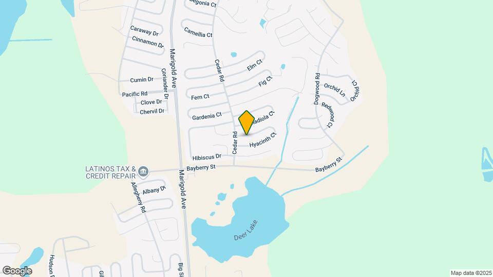 208 Hyacinth Ct Map and Location Details