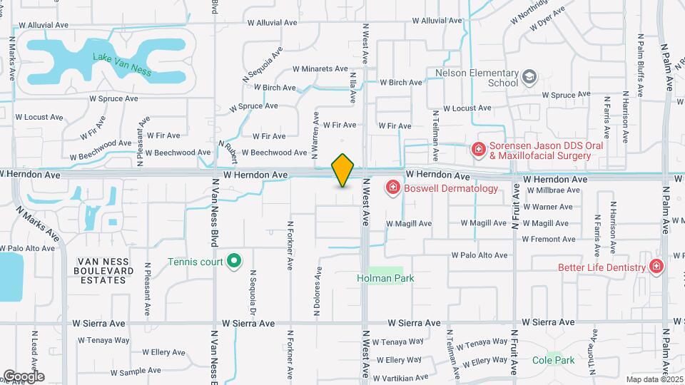 6744 N Warren Ave Map and Location Details