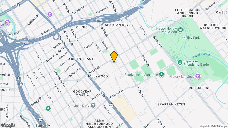 1141 S Sixth St Map and Location Details