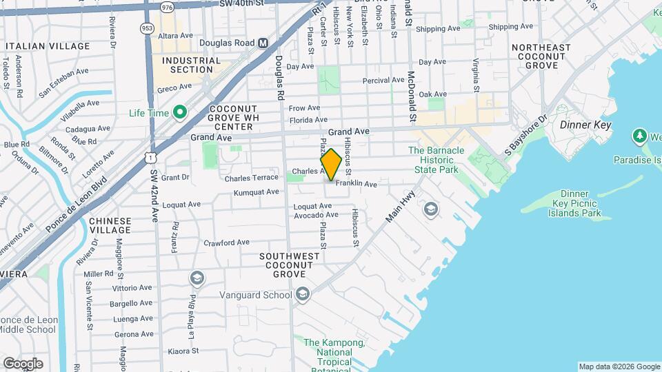 3586 Franklin Ave Map and Location Details