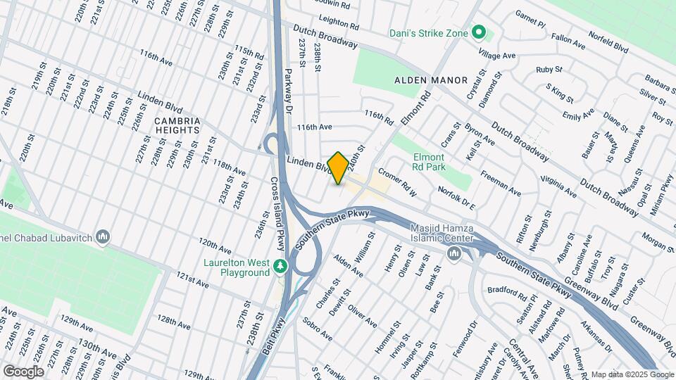 11724 240th St, Unit 1st Floor Map and Location Details