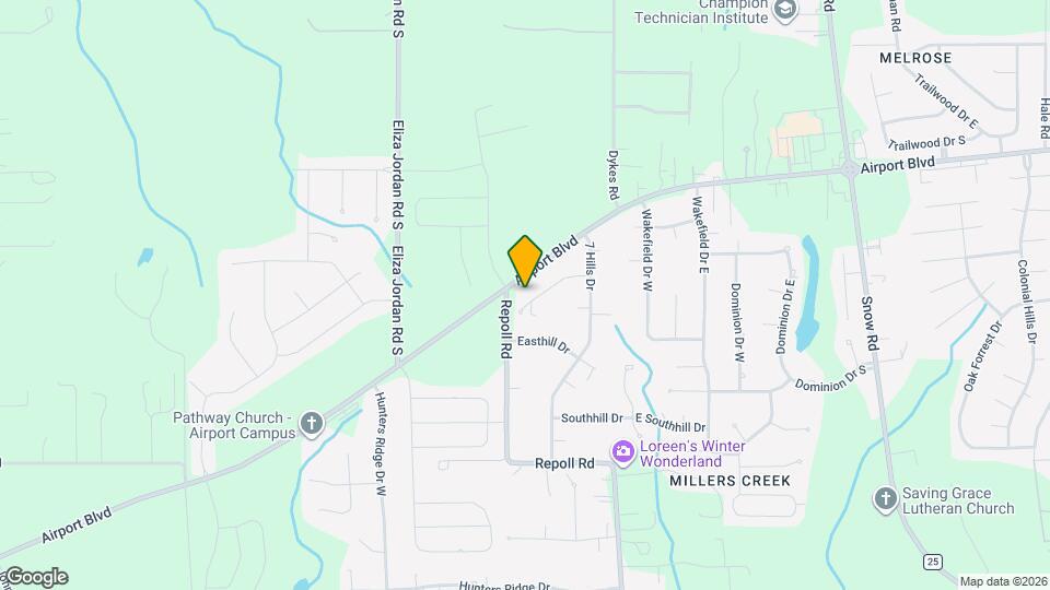 10400 Northhill Ct Map and Location Details