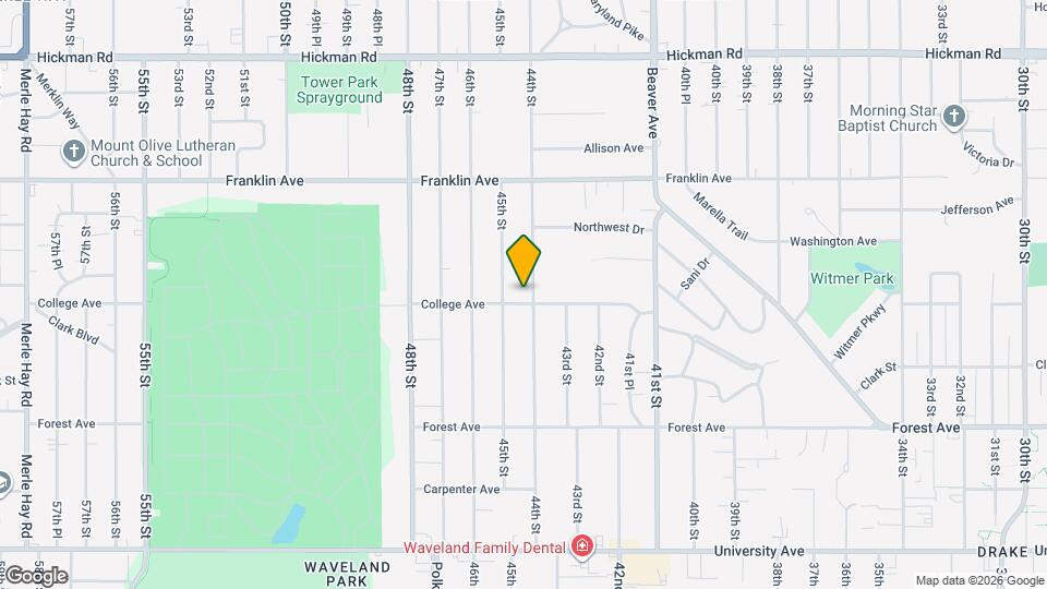 1604 44th St Map and Location Details