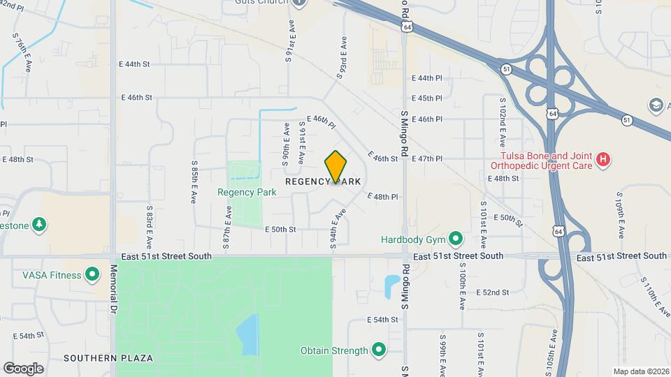 9310 E 49th St Map and Location Details