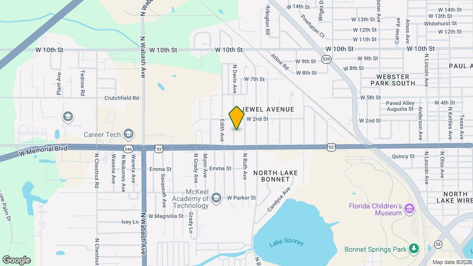 1035 N Davis Ave Map and Location Details