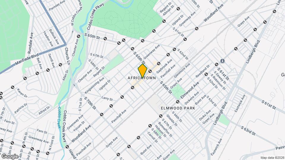 6600 Woodland Ave Mapa y Detalles de la Ubicación
