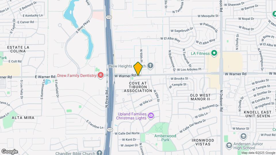 2718 W Brooks St Map and Location Details