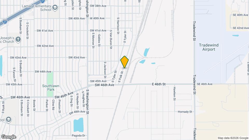 4331 S Polk St Map and Location Details