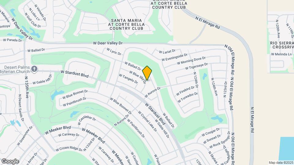 12934 W Blue Sky Dr Map and Location Details