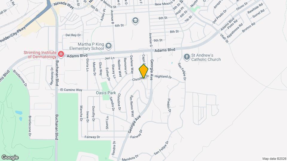 701 Capri Dr Map and Location Details