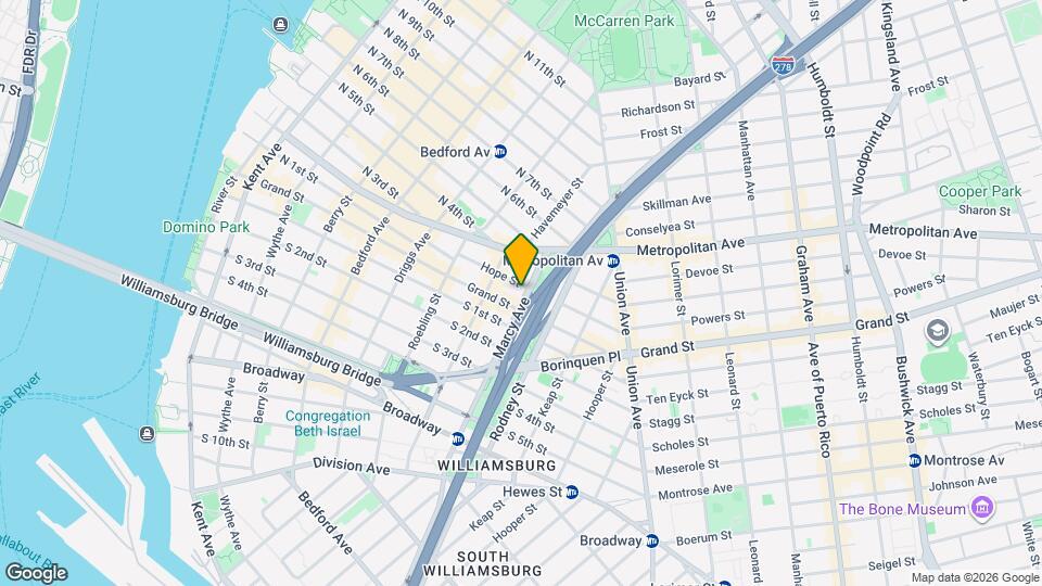 44 Marcy Avenue Map and Location Details