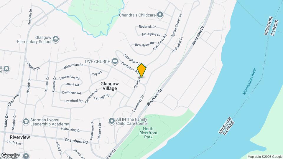 10506 Spring Garden Dr Map and Location Details