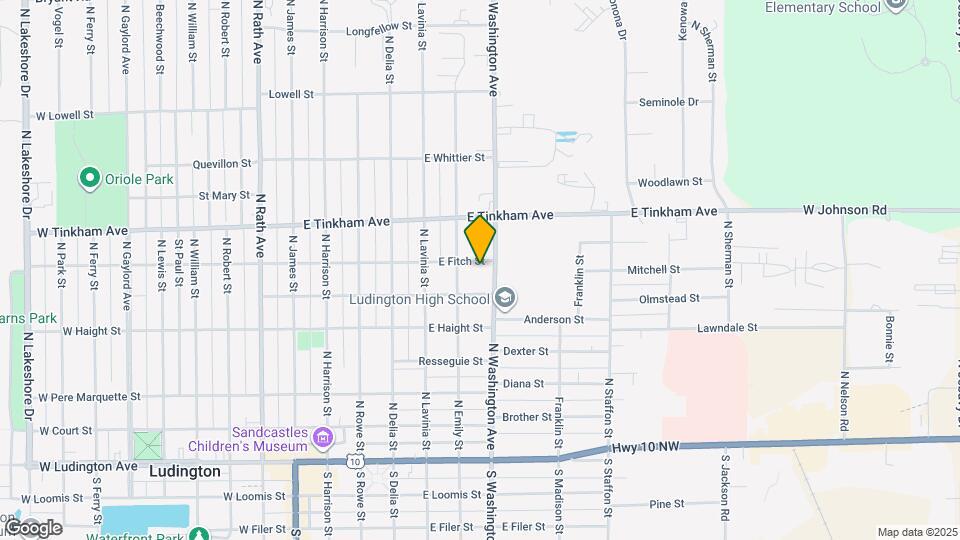 505 N Washington Ave Mapa y Detalles de la Ubicación