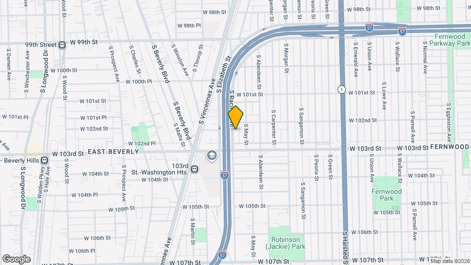 10219 S Racine Ave, Unit Unit 1 Map and Location Details