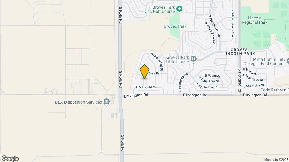 4775 S Green Olive Dr Map and Location Details
