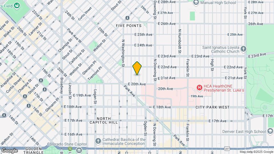 2045 Emerson St Map and Location Details